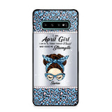 Personalized I Am April Girl I Can Do All Things Through Christ Who Gives Me Strength Phonecase Printed 23JAN-HQ30