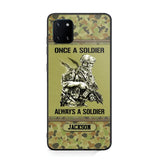 Personalized Once A Soldier Always A Soldier Australian Soldier/Veteran Phonecase Printed 23JAN-DT31