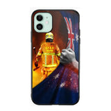 Personalized Australian Firefighter Uniform Flag Phonecase Printed 23FEB-DT01