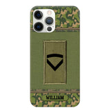 Personalized Norwegian Soldier/Veteran Phonecase Printed 23JAN-DT31