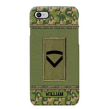 Personalized Norwegian Soldier/Veteran Phonecase Printed 23JAN-DT31