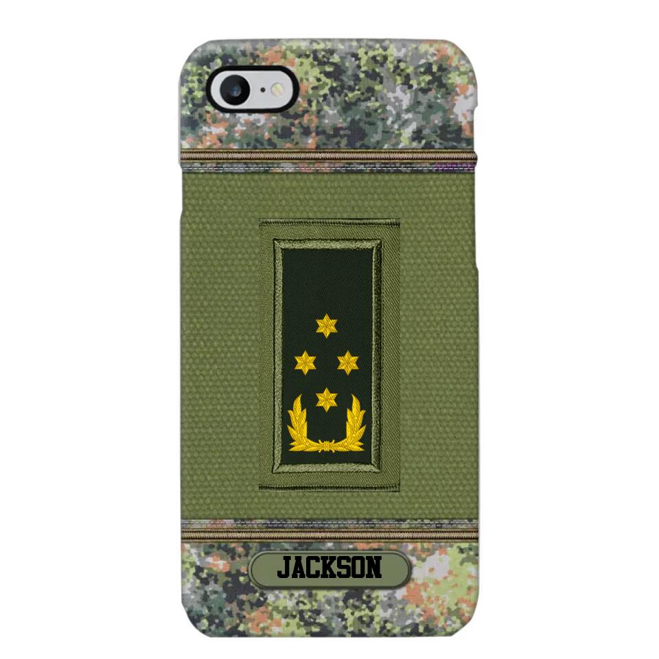 Personalized Netherland Soldier/Veteran Phonecase Printed 23JAN-DT31