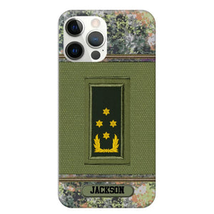 Personalized Netherland Soldier/Veteran Phonecase Printed 23JAN-DT31