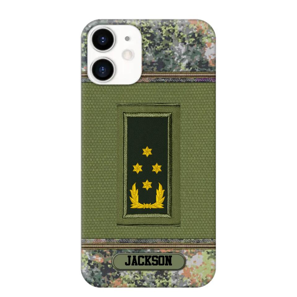 Personalized Netherland Soldier/Veteran Phonecase Printed 23JAN-DT31