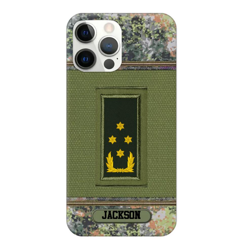 Personalized Netherland Soldier/Veteran Phonecase Printed 23JAN-DT31