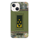 Personalized Netherland Soldier/Veteran Phonecase Printed 23JAN-DT31