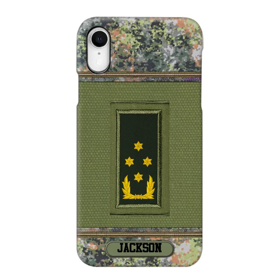 Personalized Netherland Soldier/Veteran Phonecase Printed 23JAN-DT31