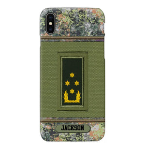 Personalized Netherland Soldier/Veteran Phonecase Printed 23JAN-DT31