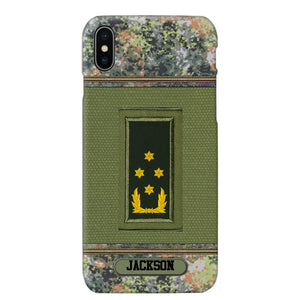 Personalized Netherland Soldier/Veteran Phonecase Printed 23JAN-DT31