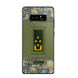 Personalized Netherland Soldier/Veteran Phonecase Printed 23JAN-DT31