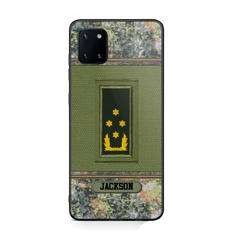 Personalized Netherland Soldier/Veteran Phonecase Printed 23JAN-DT31