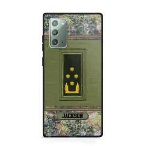 Personalized Netherland Soldier/Veteran Phonecase Printed 23JAN-DT31