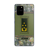 Personalized Netherland Soldier/Veteran Phonecase Printed 23JAN-DT31