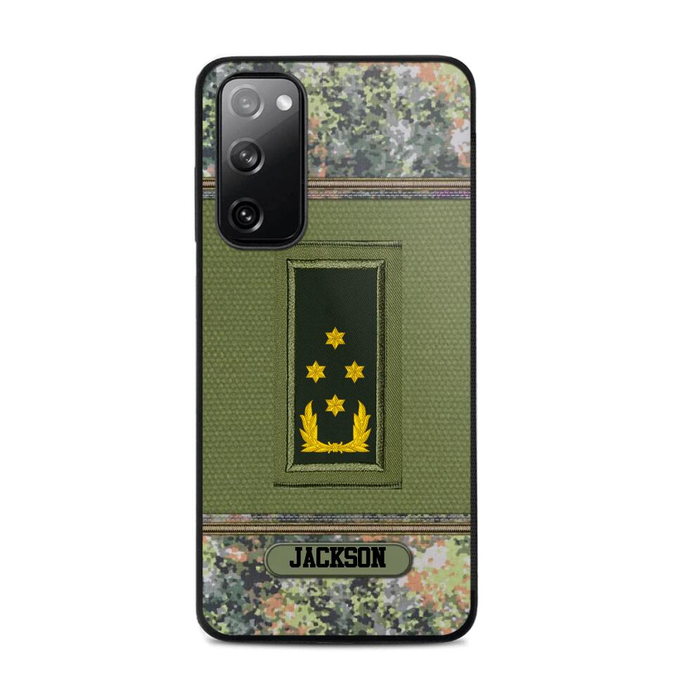 Personalized Netherland Soldier/Veteran Phonecase Printed 23JAN-DT31