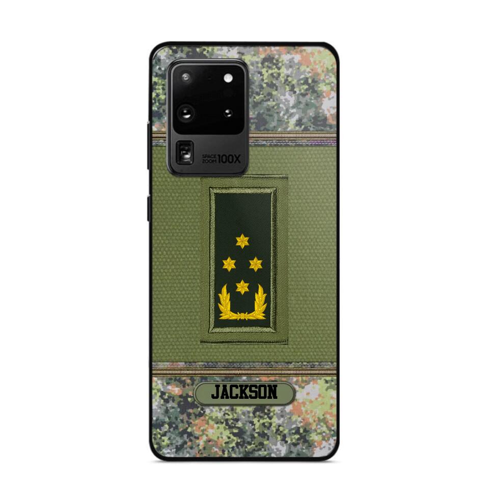 Personalized Netherland Soldier/Veteran Phonecase Printed 23JAN-DT31