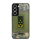 Personalized Netherland Soldier/Veteran Phonecase Printed 23JAN-DT31