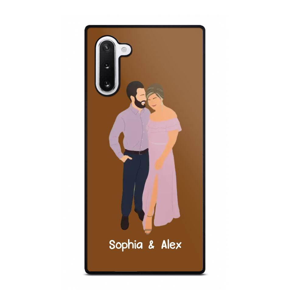 Personalized Your Couple Image Art Phonecase Printed QTVD0202