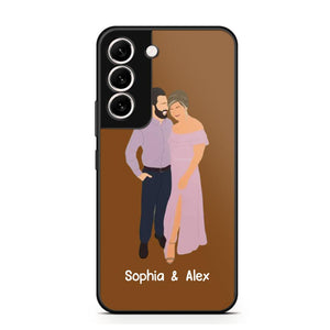 Personalized Your Couple Image Art Phonecase Printed QTVD0202