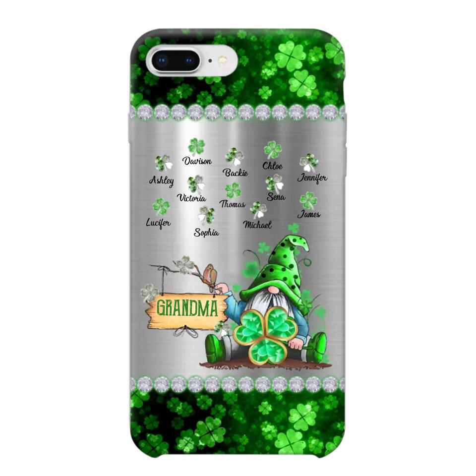 Personalized Lucky Grandma Mommy Nana Gigi Kid Name Hipppie  Phonecase Printed 23FEB-VD04