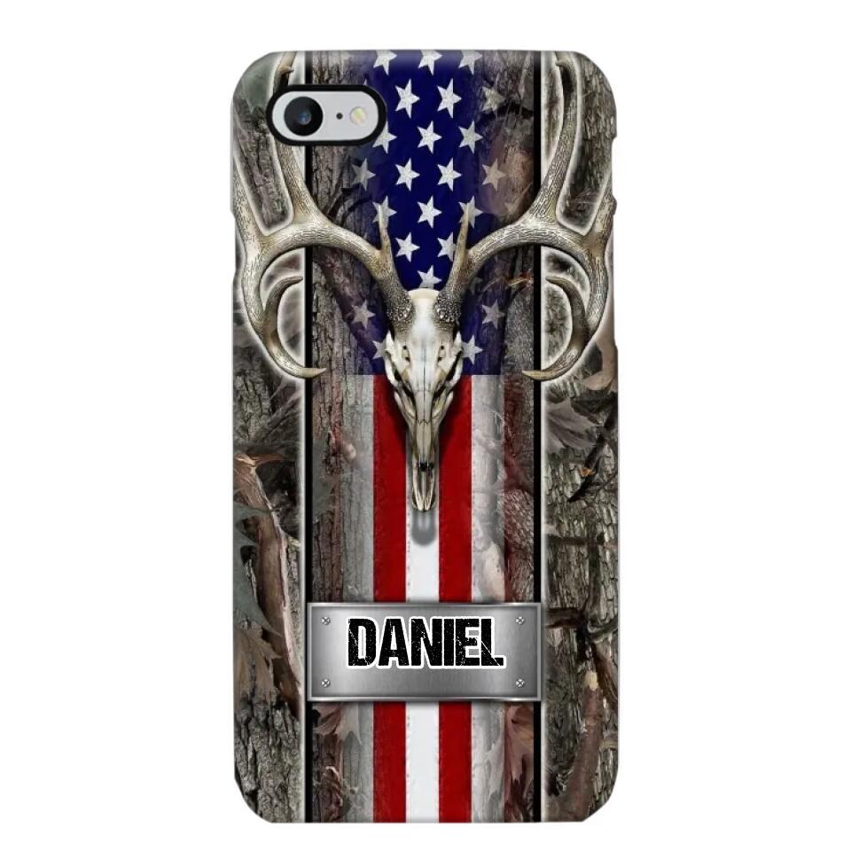 Personalized Deer Hunting Lovers Phonecase Printed QTVD0402