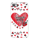 Personalized Grandma's Sweethearts & Kid's Name Phonecase Printed 23FEB-VD08