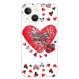 Personalized Grandma's Sweethearts & Kid's Name Phonecase Printed 23FEB-VD08