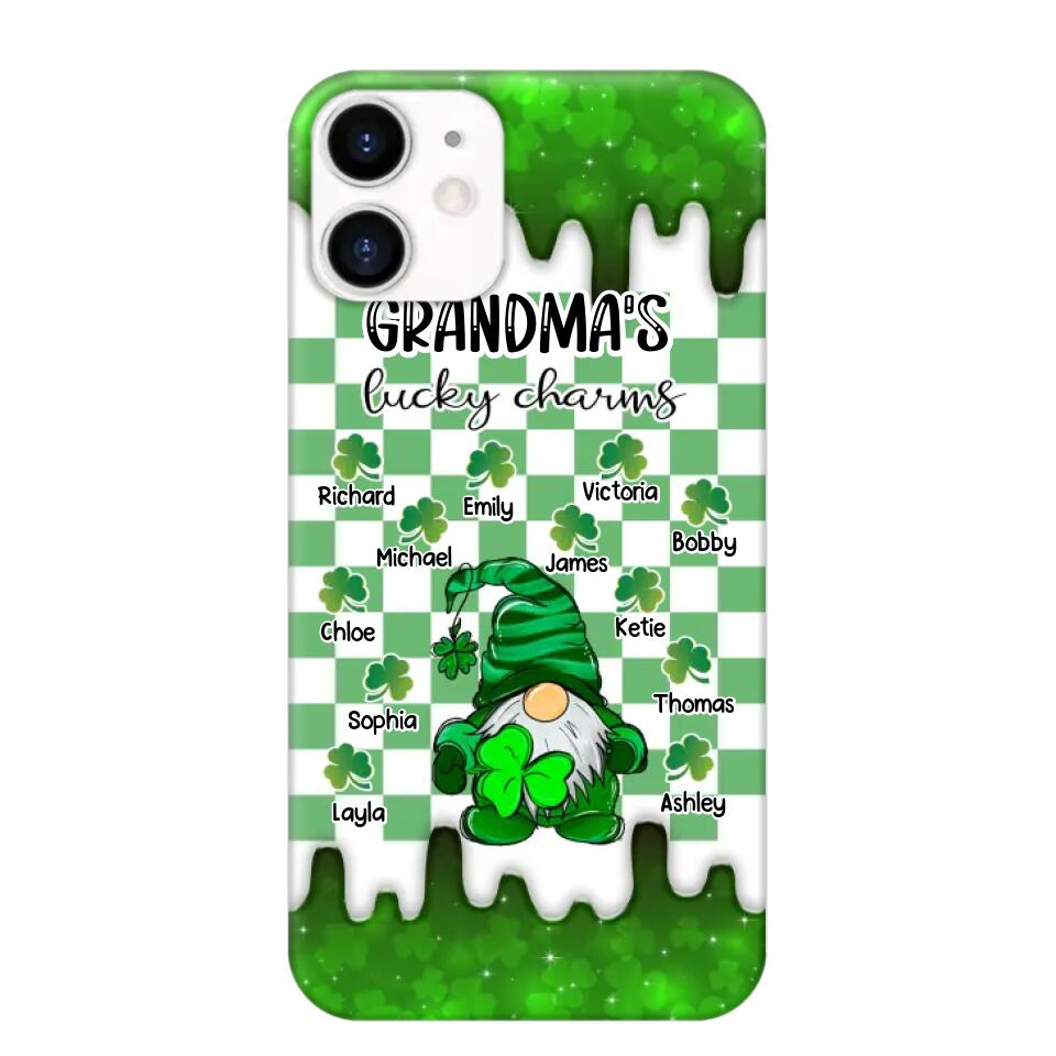 Personalized Grandma's Lucky Charms Kid Name Phonecase Printed QTVD0802