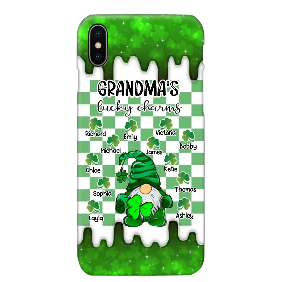 Personalized Grandma's Lucky Charms Kid Name Phonecase Printed QTVD0802