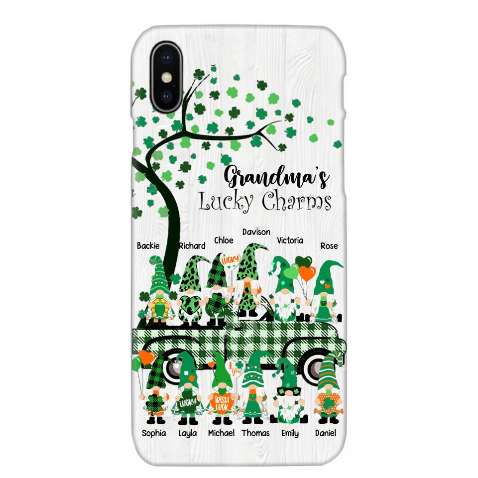 Personalized Grandma's Lucky Charms Kid Name Phonecase Printed 23FEB-DT10