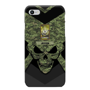 Personalized Canadian Soldier/ Veteran Rank Camo with Name Phonecase Printed 23FEB-HQ10