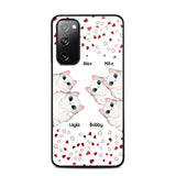 Personalized Cat Lovers Heart Phonecase Printed 23FEB-VD13