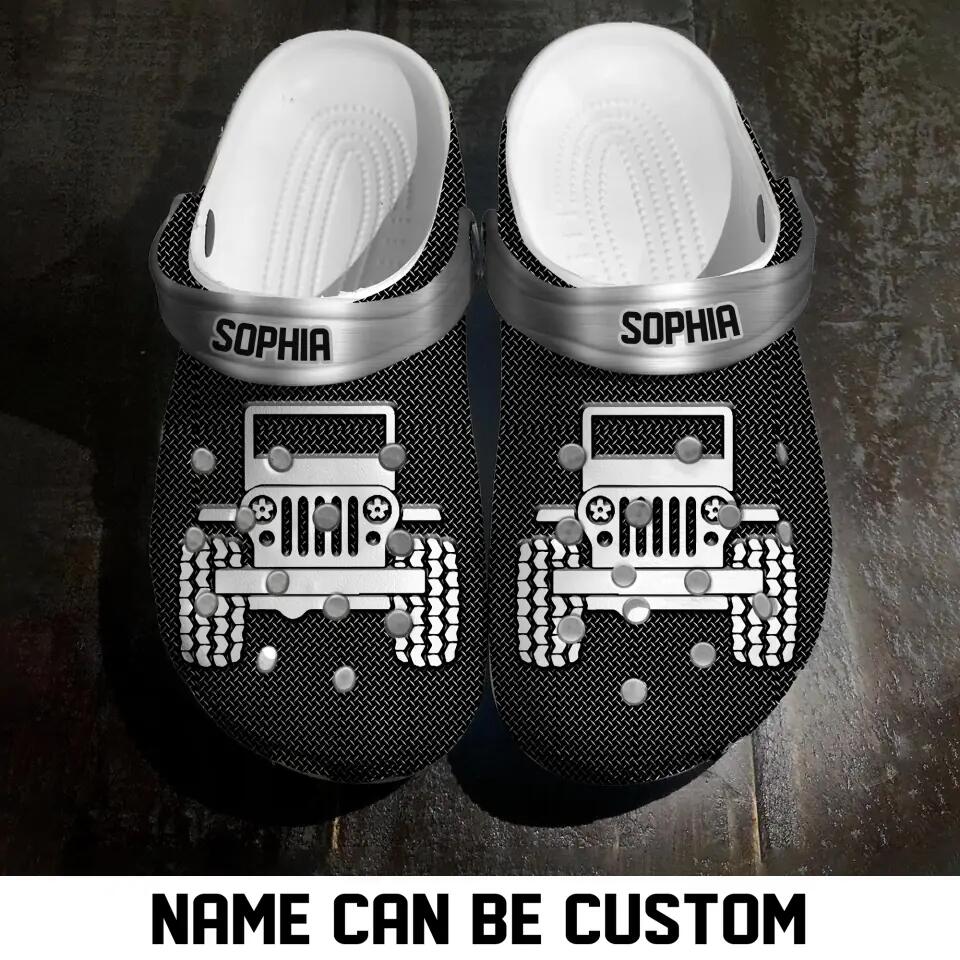 Personalized Jeep Lovers Clog Slipper Shoes Printed 23FEB-HQ13