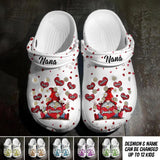 Personalized Grandma Mom Nana Aunt Hippie Kid Name Clog Slipper Shoes Printed 23FEB-DT14