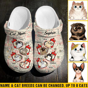 Personalized Cat Mom Clog Slipper Shoes
Printed PNVD1502