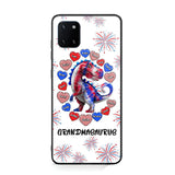 Personalized Grandmasaurus Nana Aunt Mom Kid Name Heart US Phonecase Printed PNVD1602