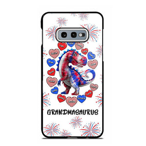 Personalized Grandmasaurus Nana Aunt Mom Kid Name Heart US Phonecase Printed PNVD1602