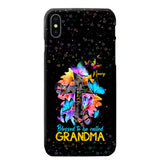 Personalized Butterfly Blessed To Be Called Grandma & Kid's Name Phonecase Printed PNHQ1602