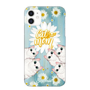 Personalized Flower Cat Lovers Phonecase Printed QTHQ1802