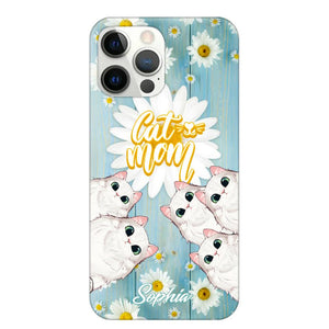 Personalized Flower Cat Lovers Phonecase Printed QTHQ1802