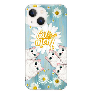 Personalized Flower Cat Lovers Phonecase Printed QTHQ1802