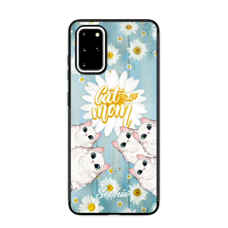 Personalized Flower Cat Lovers Phonecase Printed QTHQ1802