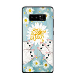 Personalized Flower Cat Lovers Phonecase Printed QTHQ1802