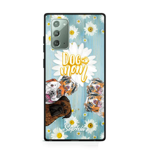 Personalized Flowers Dog Mom Dog Lovers Phonecase Printed QTHQ2002