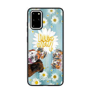 Personalized Flowers Dog Mom Dog Lovers Phonecase Printed QTHQ2002