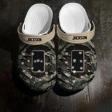 Personalized France Veteran/Soldier Rank Camo Clog Slipper Shoes Printed 23FEB-HQ24