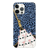 Personalized Cats with Colorful Leopard Skin Cat Lovers Gift Phonecase Printed 23FEB-HQ23