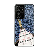 Personalized Cats with Colorful Leopard Skin Cat Lovers Gift Phonecase Printed 23FEB-HQ23