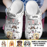 Personalized Every Snack You Make Every Meal You Bake Every Bite You Take We'll Watching You Dog Lovers Clog Slipper Shoes Printed 23FEB-VD23