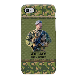 Personalized Upload Photo Norwegian Veteran/Soldier Phonecase Printed 23FEB-HQ28