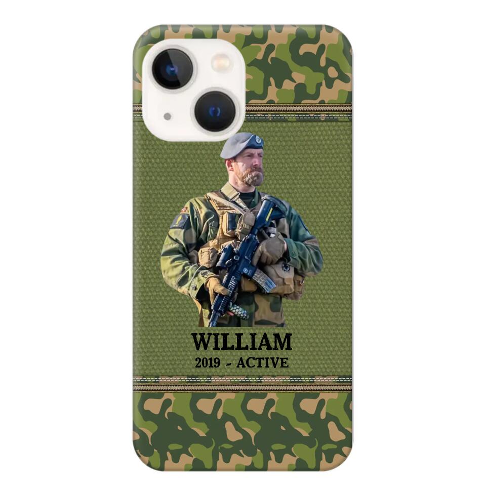 Personalized Upload Photo Norwegian Veteran/Soldier Phonecase Printed 23FEB-HQ28